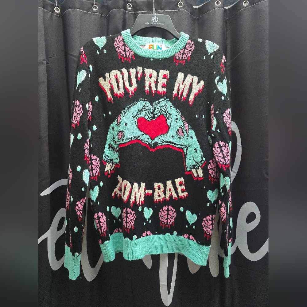 Zombie Valentine's Day Sweater